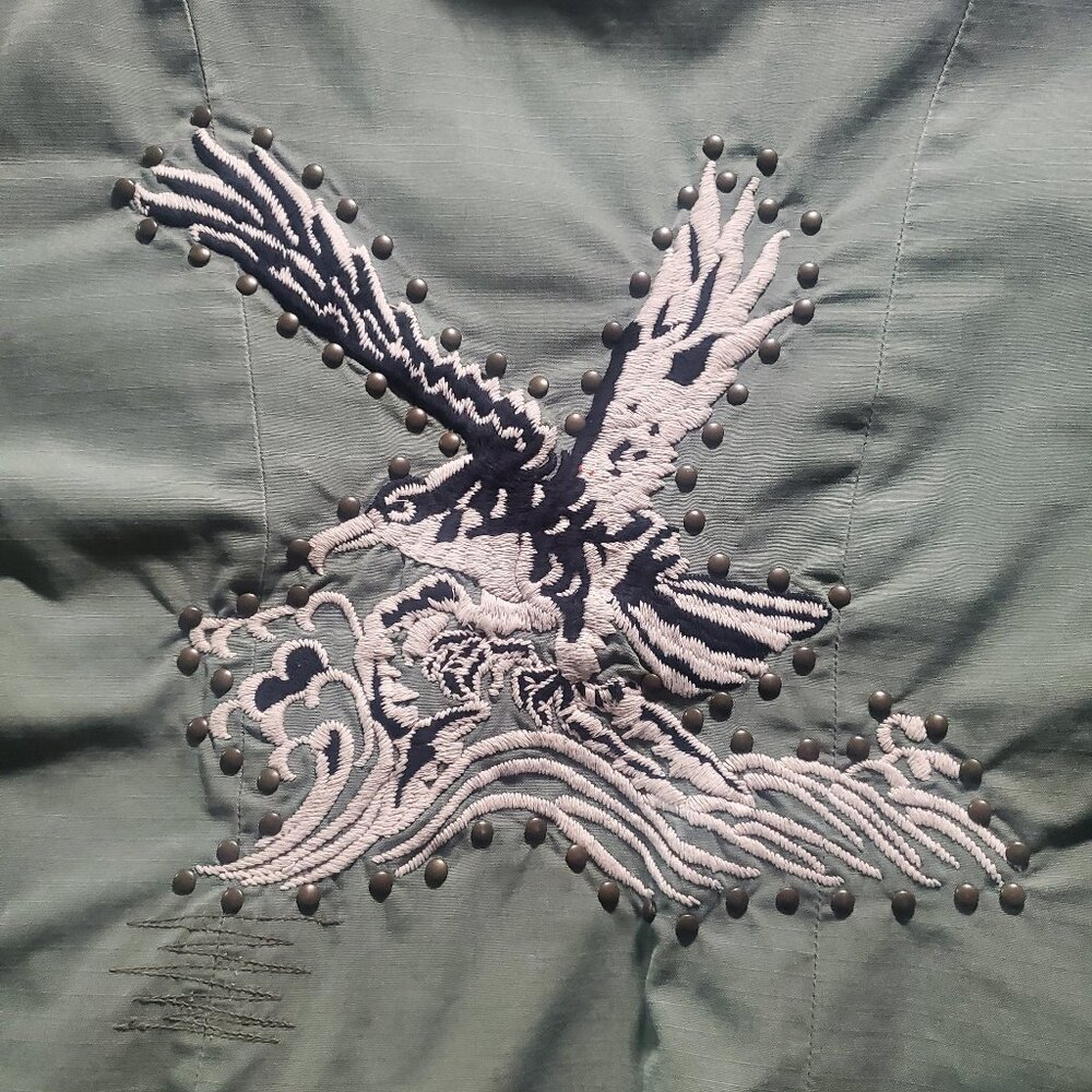 Fury Jeans Embroidered Jacket Womens Sz M